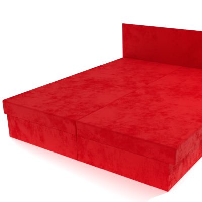 Dvoupostel červená 200x160 cm