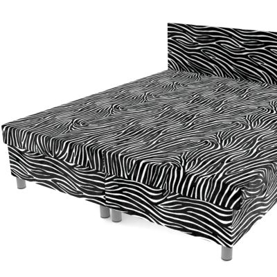 Dvoupostel Zebra na nohách 200x180 cm