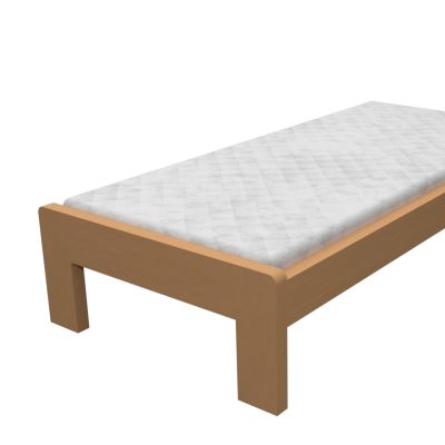 Dřevěná postel Viki 90x200 cm buk